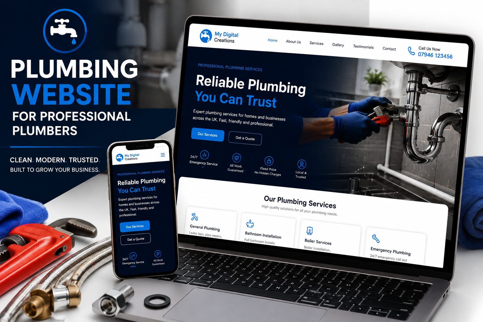 PlumbPro – UK Plumbing Business Website thumbnail